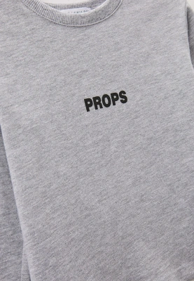 Лонгслив серый "Props" для мальчика
