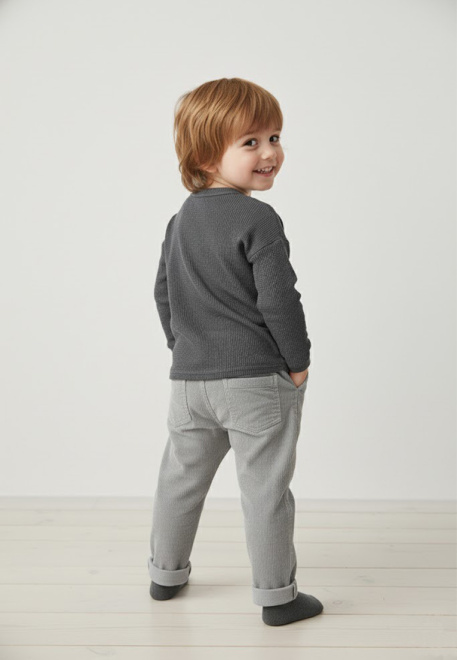 Лонгслив серый "Куб" 