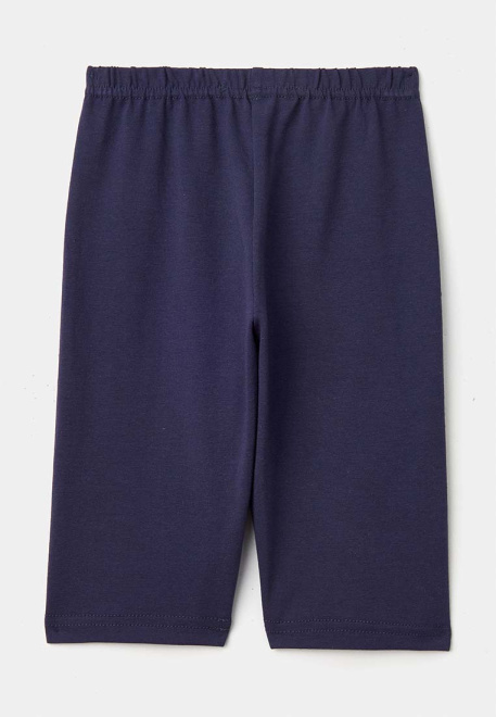 Велосипедки синие однотонные