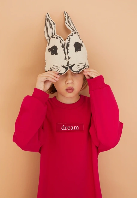 Платье фуксия "Dream" с небольшим начесом