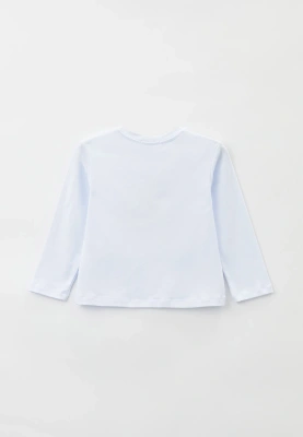 Лонгслив белый "Кэмпин Клаб" для мальчика